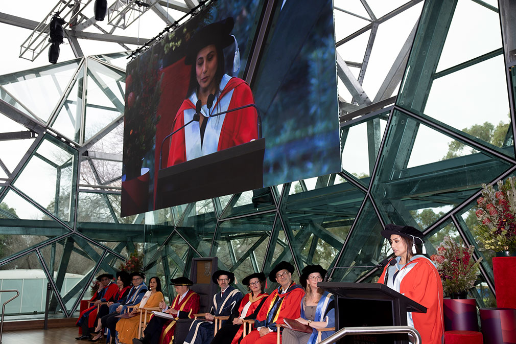 Honorary Doctorate conferred to rani mukerji